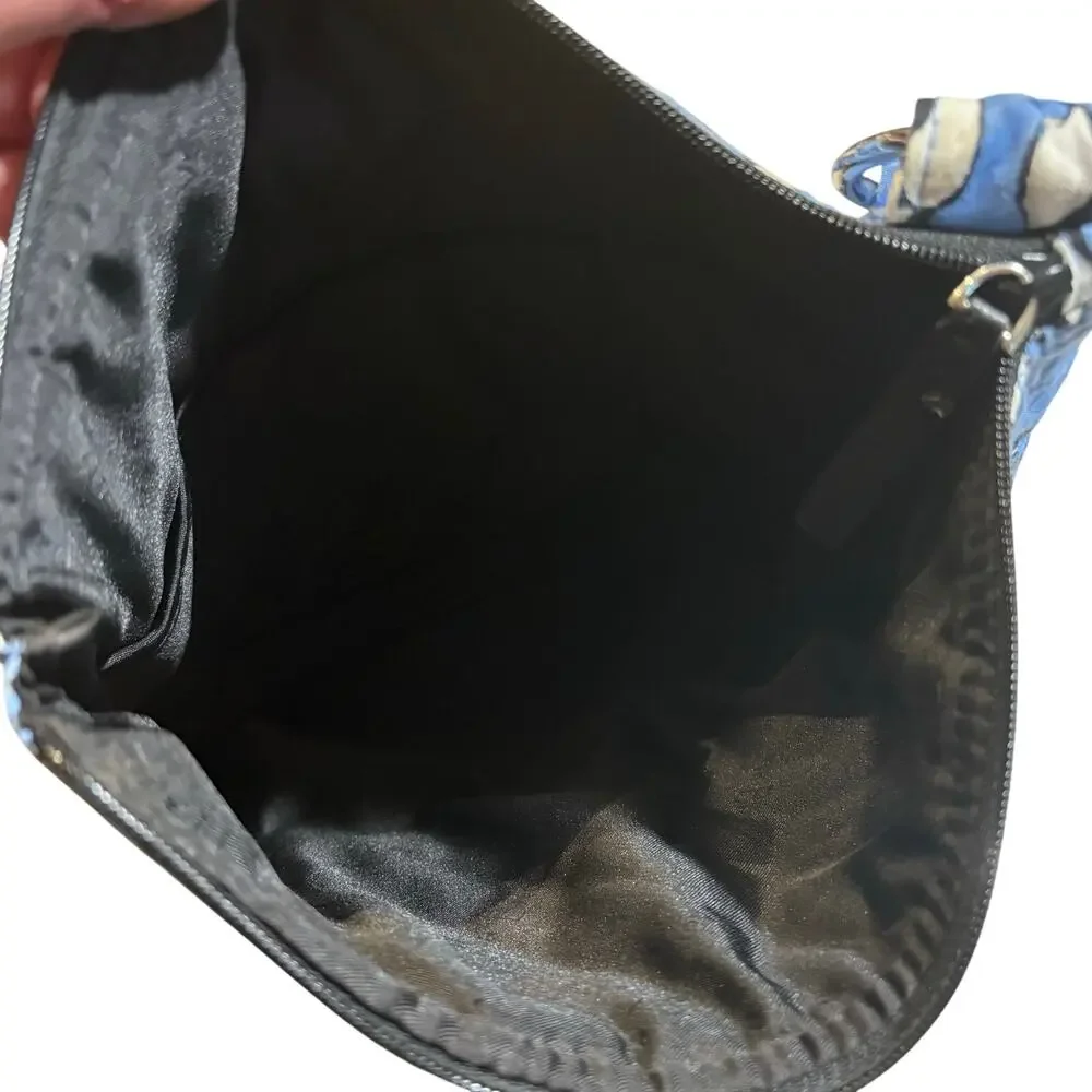 Vera Bradley Playful Penguins Light Blue Crossbody Shoulder Bag w/ Coin Holder - Picture 4 of 9